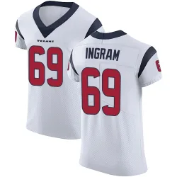 Houston Texans Men's Elite White Vapor Untouchable Jersey (69 Ed Ingram)