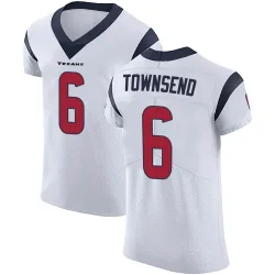 Houston Texans Men's Elite White Vapor Untouchable Jersey (6 Tommy Townsend)