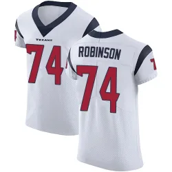 Houston Texans Men's Elite White Vapor Untouchable Jersey (74 Cam Robinson)