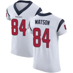 Houston Texans Men's Elite White Vapor Untouchable Jersey (84 Justin Watson)