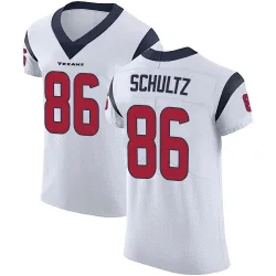 Houston Texans Men's Elite White Vapor Untouchable Jersey (86 Dalton Schultz)