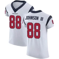 Houston Texans Men's Elite White Vapor Untouchable Jersey (88 Johnny Johnson III)