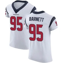 Houston Texans Men's Elite White Vapor Untouchable Jersey (95 Derek Barnett)