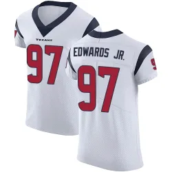 Houston Texans Men's Elite White Vapor Untouchable Jersey (97 Mario Edwards Jr.)