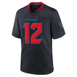 Houston Texans Men's Game Navy 2nd Alternate Jersey (12 Nico Collins)