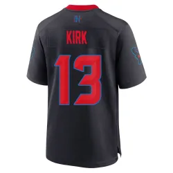 Houston Texans Men's Game Navy 2nd Alternate Jersey (13 Christian Kirk)