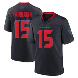 Houston Texans Men's Game Navy 2nd Alternate Jersey (15 Ka'imi Fairbairn)