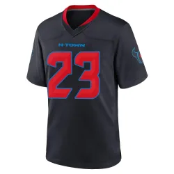 Houston Texans Men's Game Navy 2nd Alternate Jersey (23 Arian Foster)