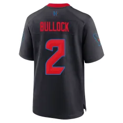 Houston Texans Men's Game Navy 2nd Alternate Jersey (2 Calen Bullock)