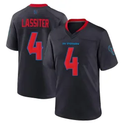 Houston Texans Men's Game Navy 2nd Alternate Jersey (4 Kamari Lassiter)