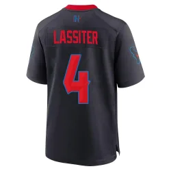 Houston Texans Men's Game Navy 2nd Alternate Jersey (4 Kamari Lassiter)