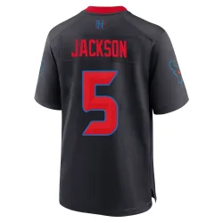 Houston Texans Men's Game Navy 2nd Alternate Jersey (5 Kearis Jackson)
