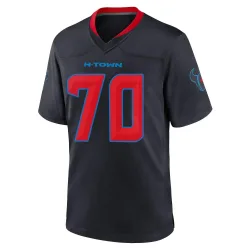 Houston Texans Men's Game Navy 2nd Alternate Jersey (70 Juice Scruggs)