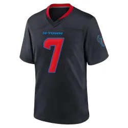 Houston Texans Men's Game Navy 2nd Alternate Jersey (7 C.J. Stroud)
