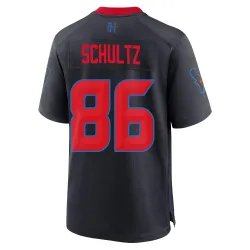Houston Texans Men's Game Navy 2nd Alternate Jersey (86 Dalton Schultz)
