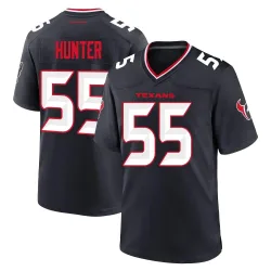 Houston Texans Men's Game Navy Team Jersey (55 Danielle Hunter)