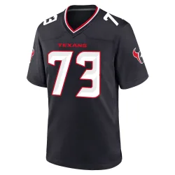 Houston Texans Men's Game Navy Team Jersey (73 LaDarius Henderson)
