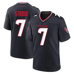 Houston Texans Men's Game Navy Team Jersey (7 C.J. Stroud)