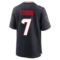 Houston Texans Men's Game Navy Team Jersey (7 C.J. Stroud)
