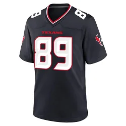 Houston Texans Men's Game Navy Team Jersey (89 Danny Amendola)