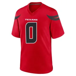 Houston Texans Men's Game Red Alternate Jersey (0 Azeez Al-Shaair)
