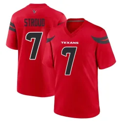 Houston Texans Men's Game Red Alternate Jersey (7 C.J. Stroud)