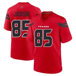Houston Texans Men's Game Red Alternate Jersey (85 Daniel Jackson)