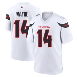 Houston Texans Men's Game White Jersey (14 Jared Wayne)