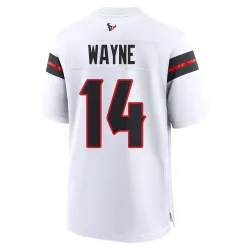 Houston Texans Men's Game White Jersey (14 Jared Wayne)
