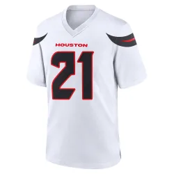 Houston Texans Men's Game White Jersey (21 Nick Chubb)