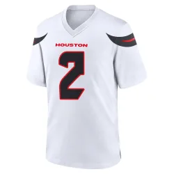 Houston Texans Men's Game White Jersey (2 Calen Bullock)
