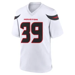 Houston Texans Men's Game White Jersey (39 Henry To'oTo'o)