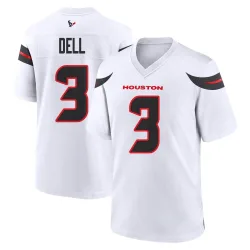 Houston Texans Men's Game White Jersey (3 Tank Dell)