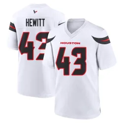Houston Texans Men's Game White Jersey (43 Neville Hewitt)