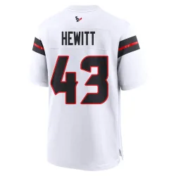 Houston Texans Men's Game White Jersey (43 Neville Hewitt)