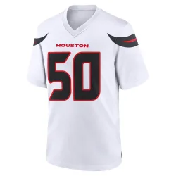 Houston Texans Men's Game White Jersey (50 Solomon Byrd)
