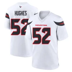 Houston Texans Men's Game White Jersey (52 Jerry Hughes)