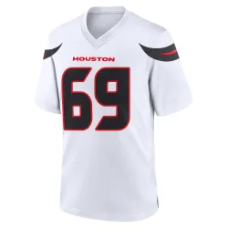 Houston Texans Men's Game White Jersey (69 Ed Ingram)