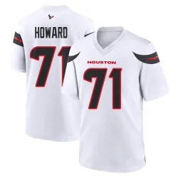 Houston Texans Men's Game White Jersey (71 Tytus Howard)
