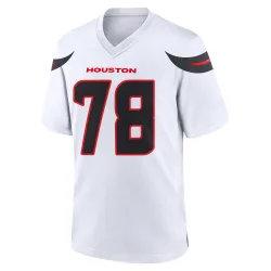 Houston Texans Men's Game White Jersey (78 Zach Thomas)