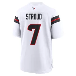 Houston Texans Men's Game White Jersey (7 C.J. Stroud)