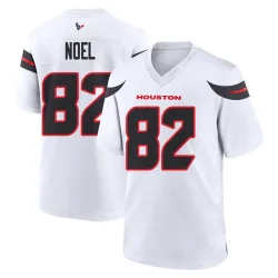 Houston Texans Men's Game White Jersey (82 Jaylin Noel)