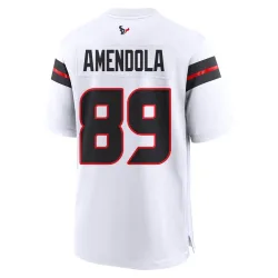 Houston Texans Men's Game White Jersey (89 Danny Amendola)