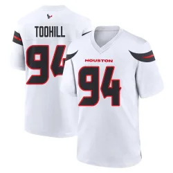Houston Texans Men's Game White Jersey (94 Casey Toohill)