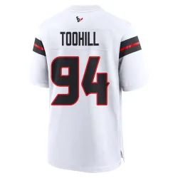 Houston Texans Men's Game White Jersey (94 Casey Toohill)