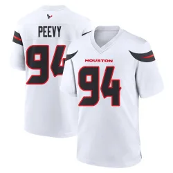 Houston Texans Men's Game White Jersey (94 Jayden Peevy)