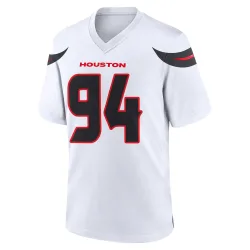 Houston Texans Men's Game White Jersey (94 Jayden Peevy)