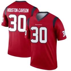 Houston Texans Men's Legend Red DeAndre -Carson Jersey (30 DeAndre Houston-Carson)