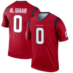 Houston Texans Men's Legend Red Jersey (0 Azeez Al-Shaair)