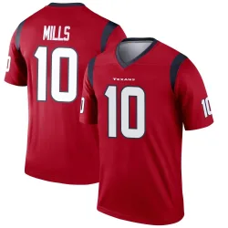 Houston Texans Men's Legend Red Jersey (10 Davis Mills)